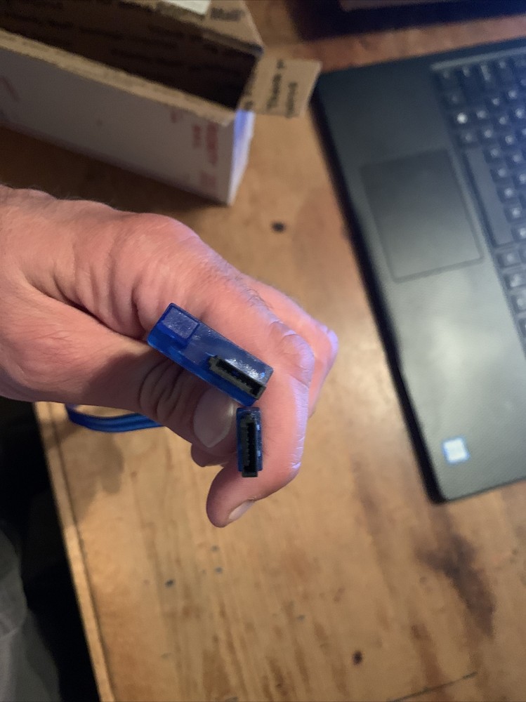 1’8” Blue Sata Cable from Circuitassembly.com New Never Used