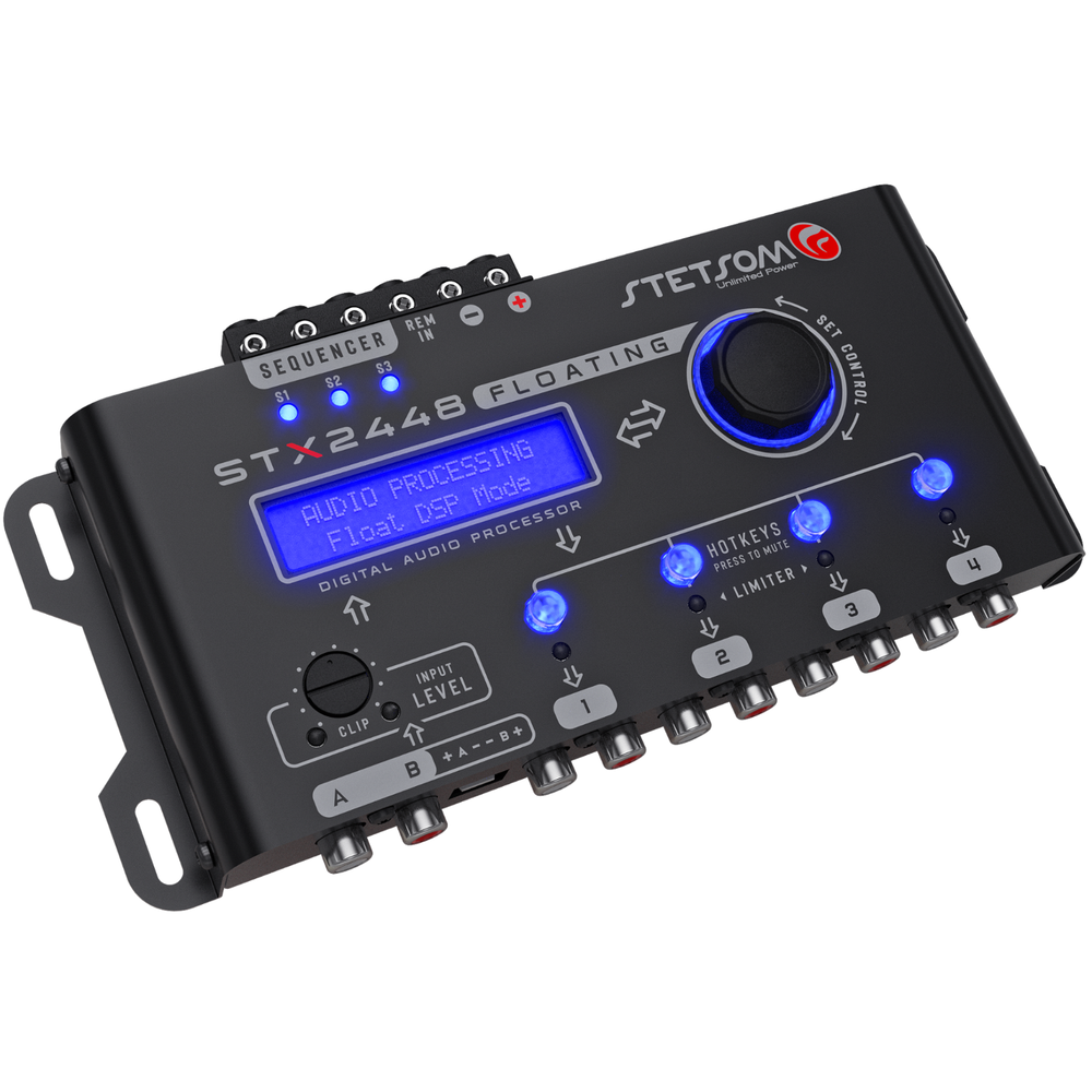 Stetsom STX 2448 Floating - DSP, Car Audio Processor, RCA & High Input