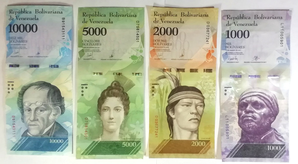 Banknotes Venezuela, 21 Notes, Various Years, UNC.