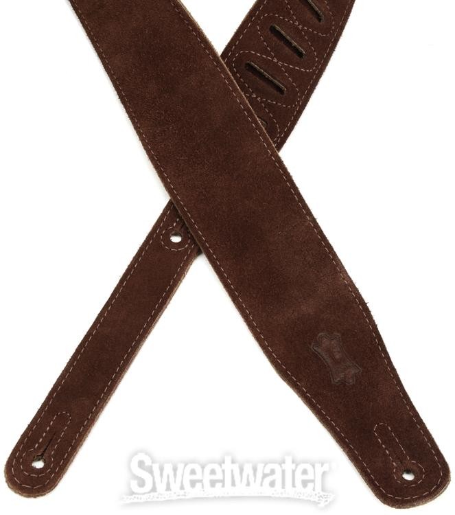 Levy's MS26 Suede Guitar Strap - Brown