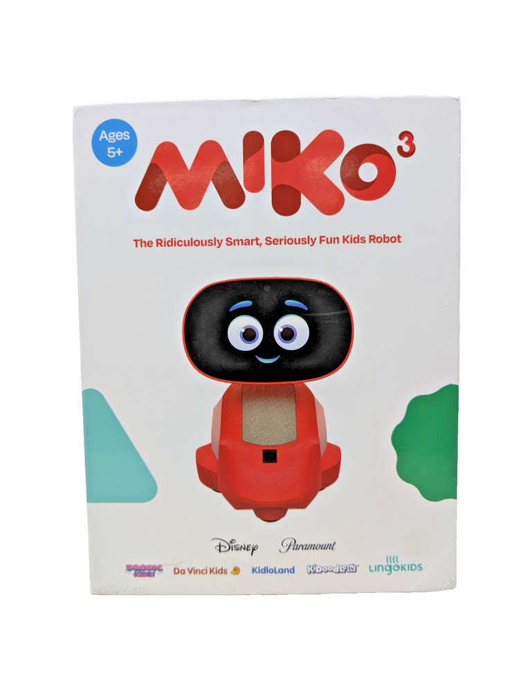 Miko 3 Interactive Robot – Red (NEW OPEN BOX)