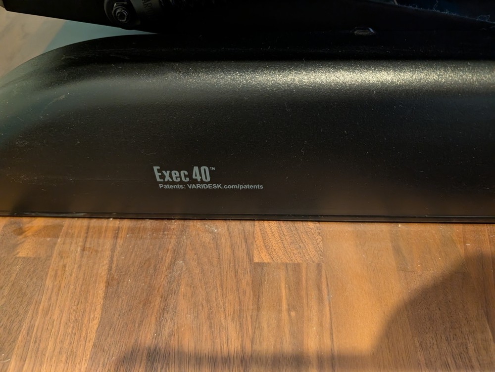 VariDesk Exec 40 Black Height Adjustable Standing Desk