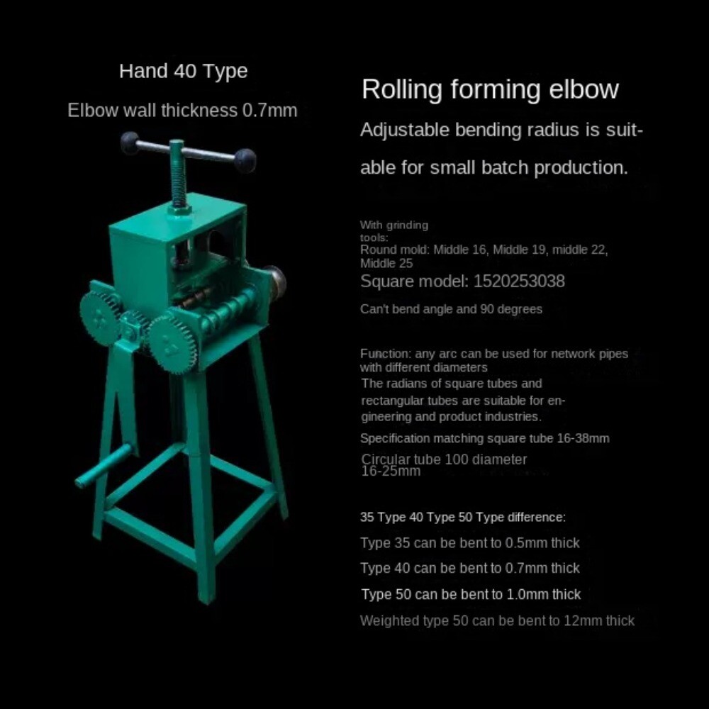 Manual Pipe and Tube Bending Machine,roll Forming Machine,roller-bending Machine
