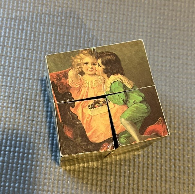 Magic Art Cube Victorian Vintage Puzzle Cube