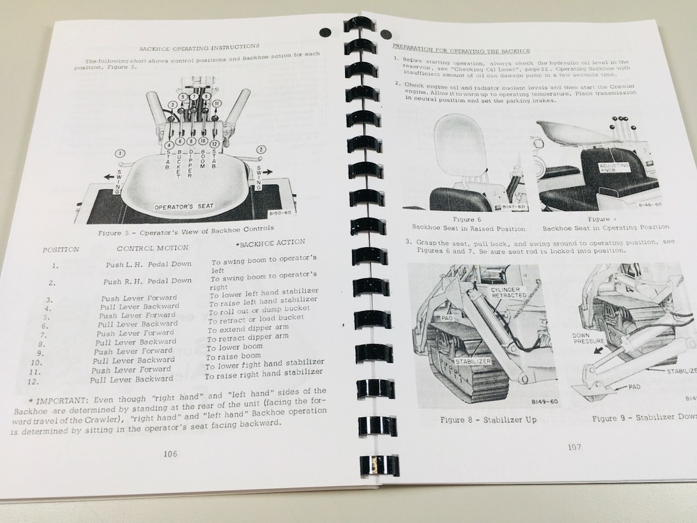 Case 310E Crawler Tractor Operators Owners Manual Maintenance Adjustments