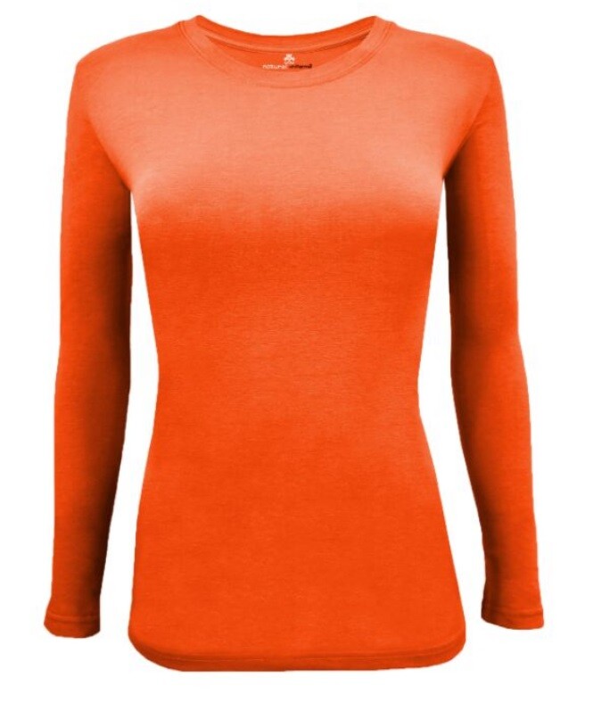 Natural Uniforms Women's Long Sleeve Under-scrub Stretch T-Shirt Scrub Top