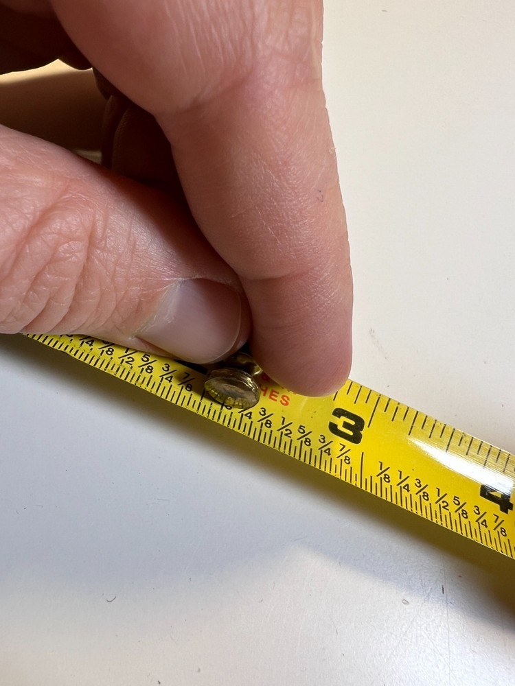 10: Tiny Small Vintage Mid Century Solid Brass Feet Knobs Handles Screw Hardware