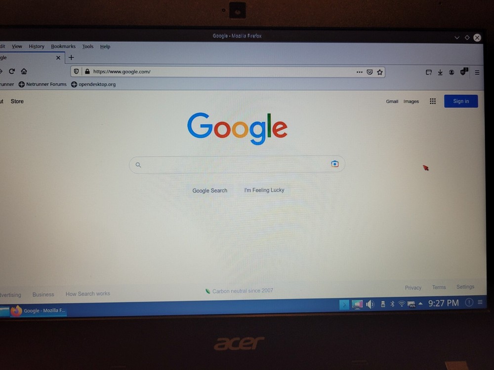 Netrunner Desktop Bootable Linux on 4G USB Stick!