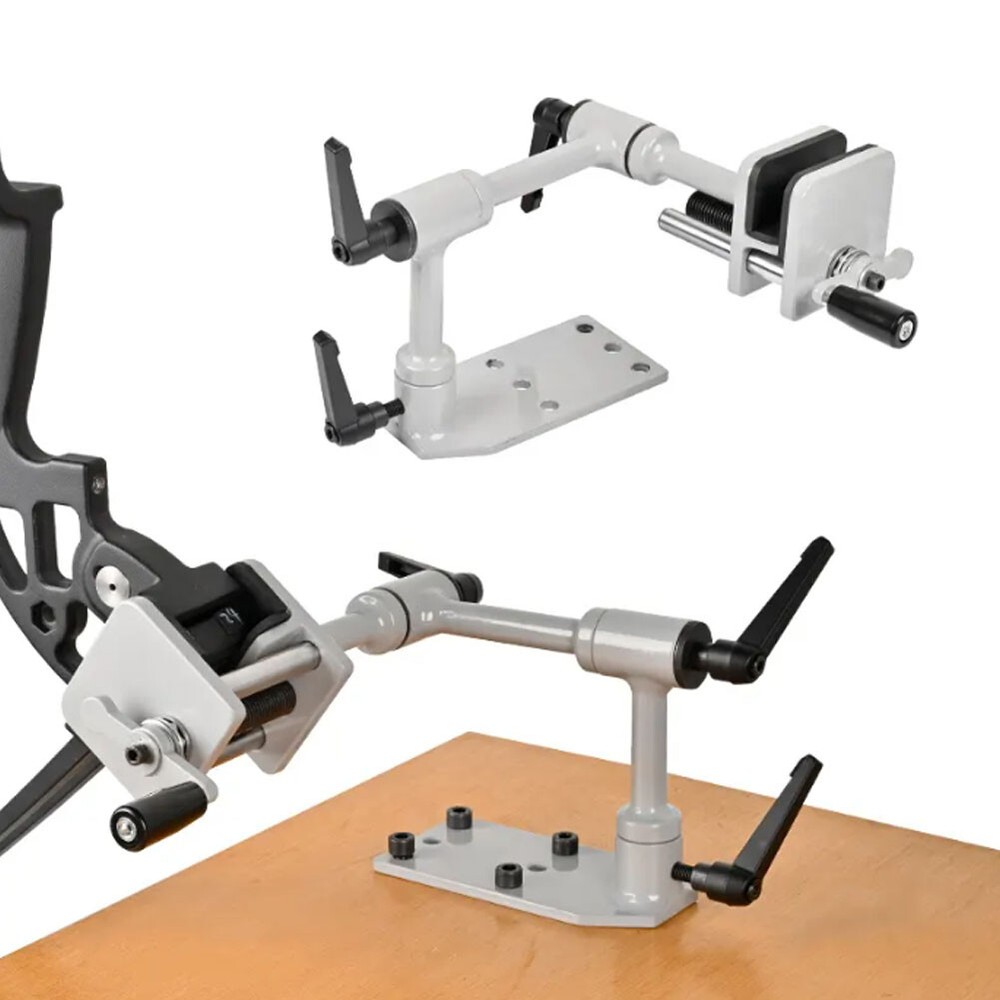 Universal Compound Bow Vise 360° Adjustable Level Tuning Kit Archery Mount Tool