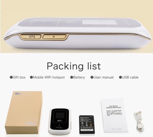 Unlocked LTE 4G Wireless WiFi Router Mobile Broadband MIFI LCD Hotspot Hot