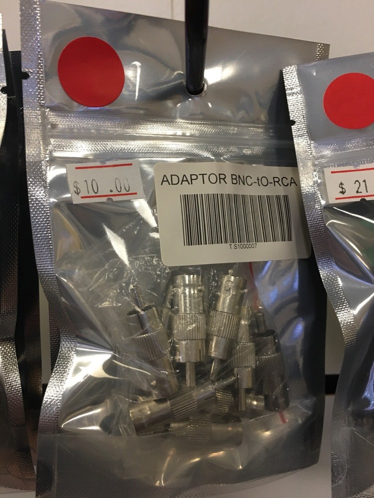 BNC to RCA Adapter 10PC