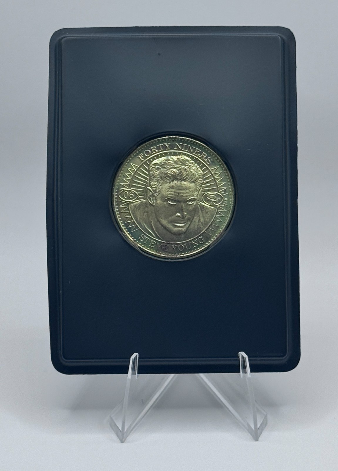 Pinnacle Mint NFL Coin Lot (25) - 1990s Barry Sanders, Marino, Emmitt Smith