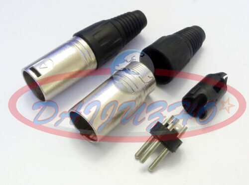 ONE XLR Male 3-pin Plug MicrophPatch Connector NEW