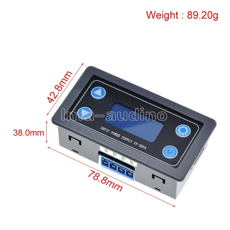 Adjustable Car DCDC Buck Boost Power Supply Module Constant Volt DC5.030V LCD