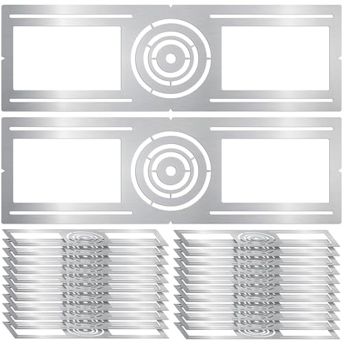 New Construction Mounting Plate, 3-4-6 Inch, LED Recessed 24 Pack Silver