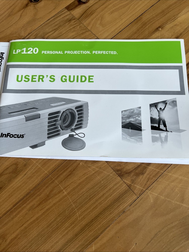 Infocus LP120 DLP Portable Projector With Leather Case