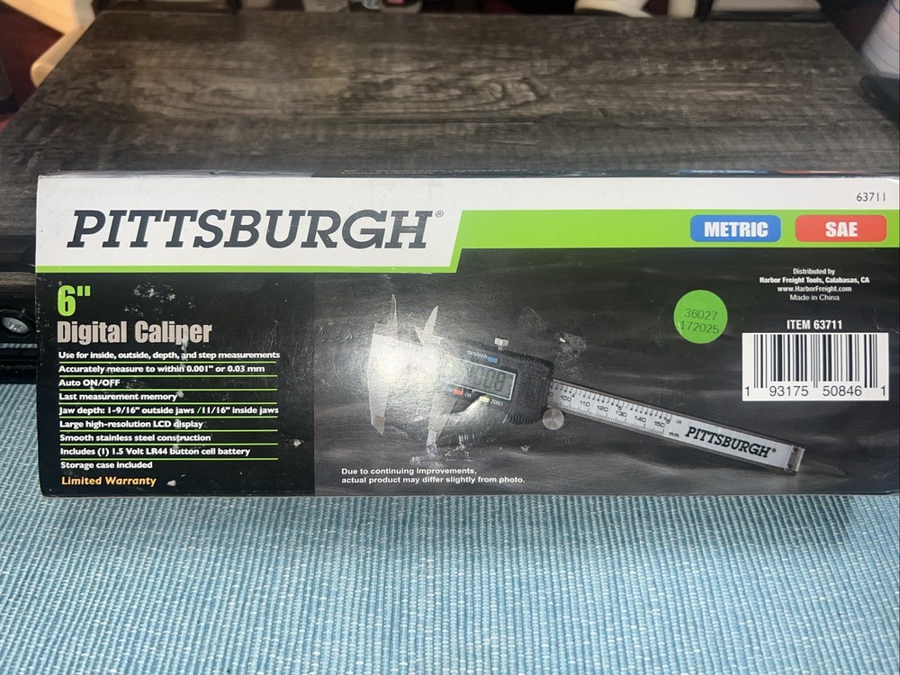 Pittsburgh 6” Digital Caliper I