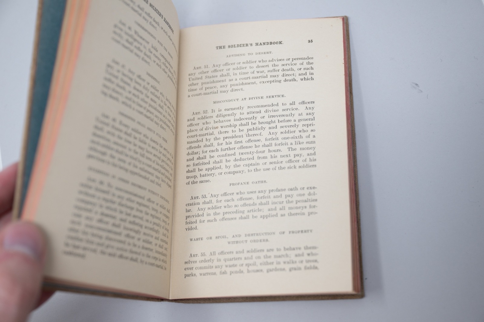 WW1 US Army Soldiers Handbook 1908 Dated Original Named and Unit Marked!