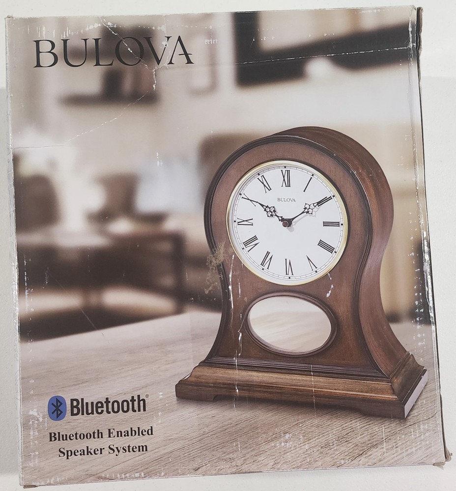 Bulova Brookfield Mantel Clock B6217 Bluetooth
