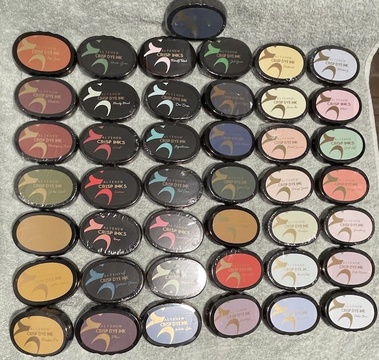 Altenew Crisp Dye Ink Pads Assorted Colors Stamping Embossing -LOT OF 43 COLORS!