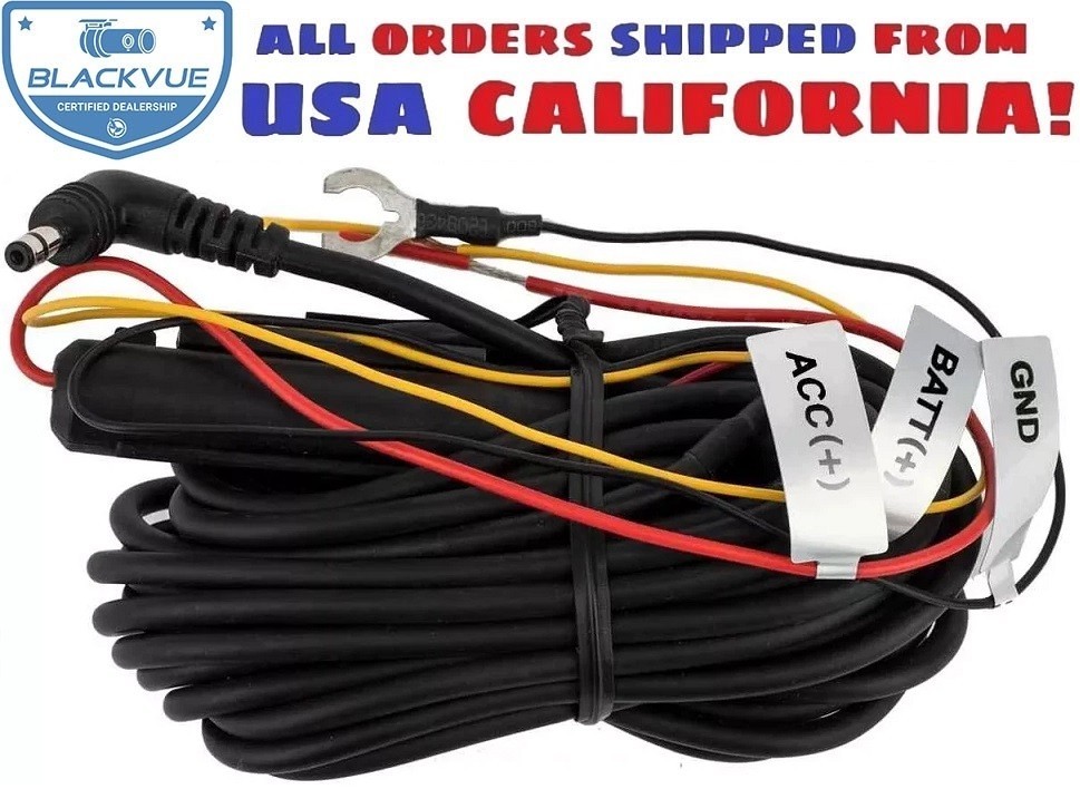 NEW Genuine BlackVue CH-3P1 3-Wire Hardwiring Cable for X / X Plus Parking Mode