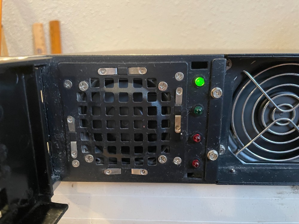 Vintage Hewitt Rand 2U Server Case/Rackmount Server Chassis Untested