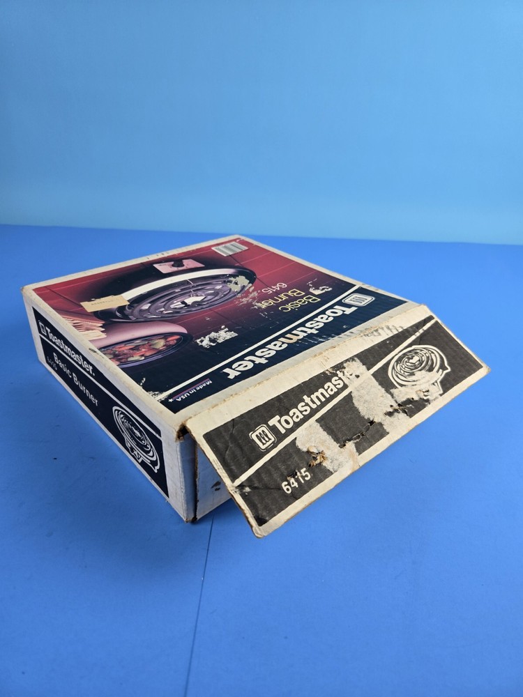 Toastmaster Basic Burner Single Burner Buffet Range #6415 NOS
