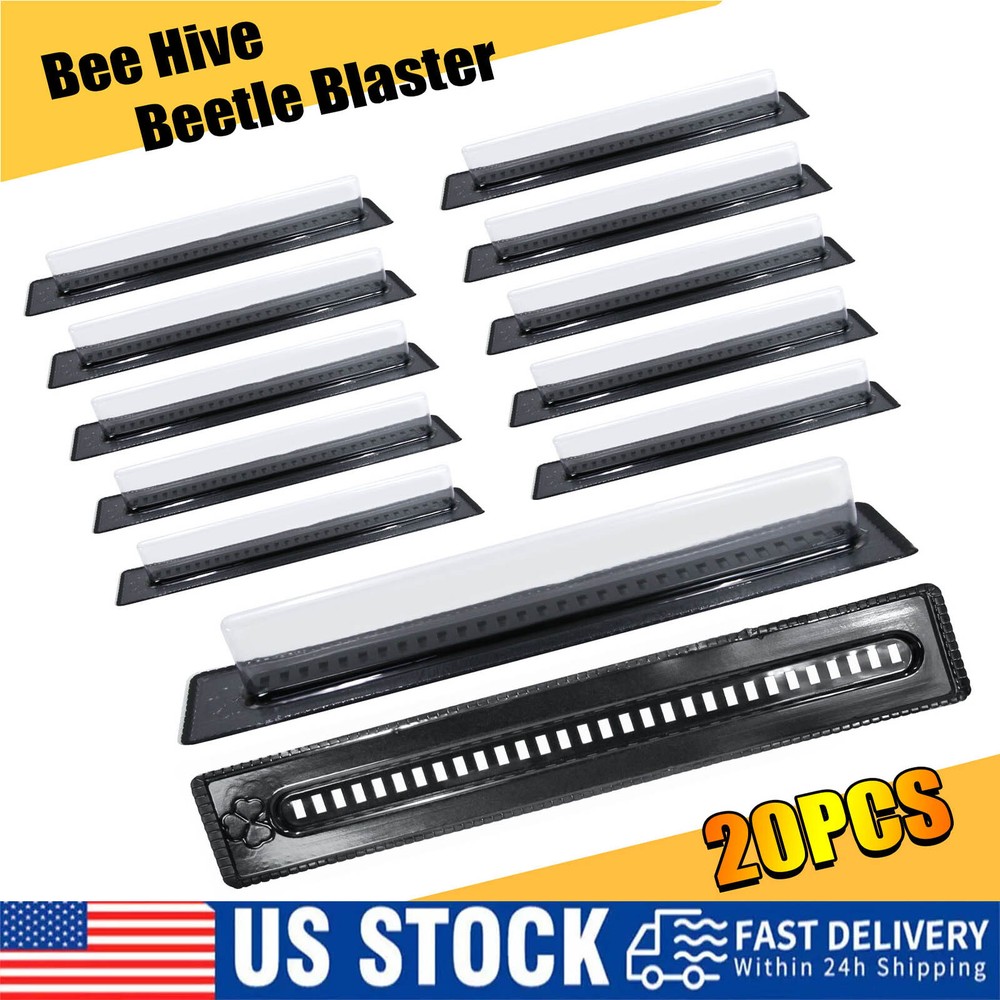 20Pcs Plastic Small Bee Hive Beetle Blaster Beehive Beetle Trap Beekeeping Tools