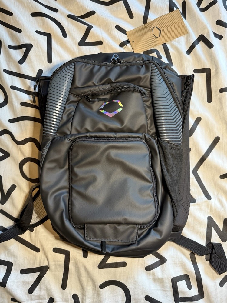 Evoshield “Tone Set” Baseball/Softball Bat Backpack Bag - Charcoal Black