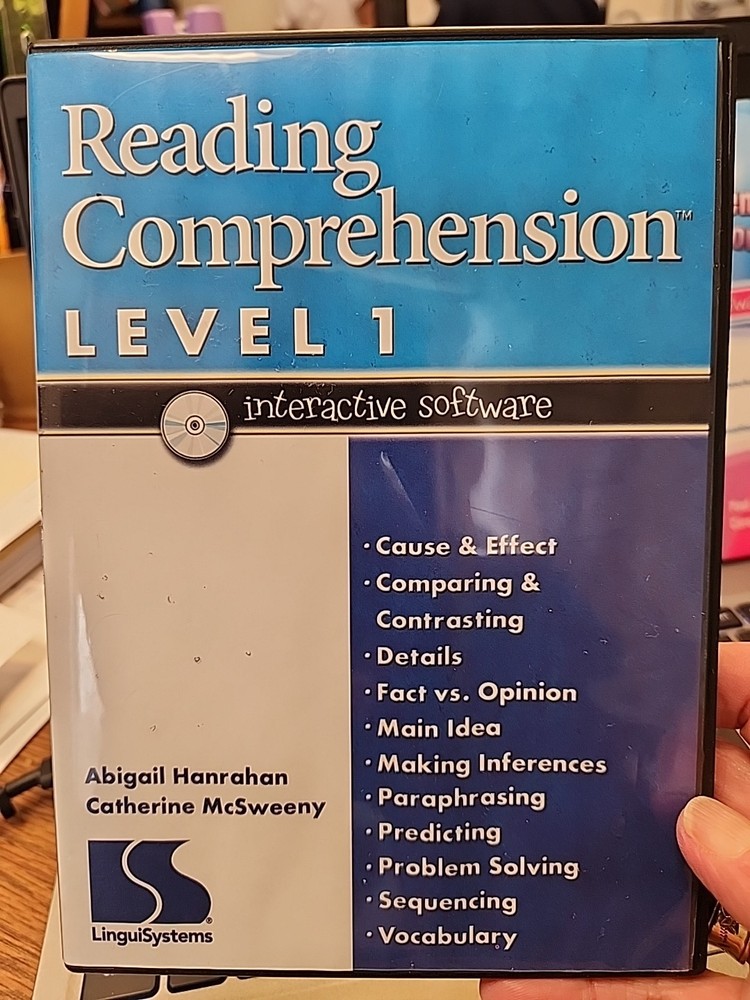 2 Linguisystems READING COMPREHENSION Speech Language Therapy CD-ROM