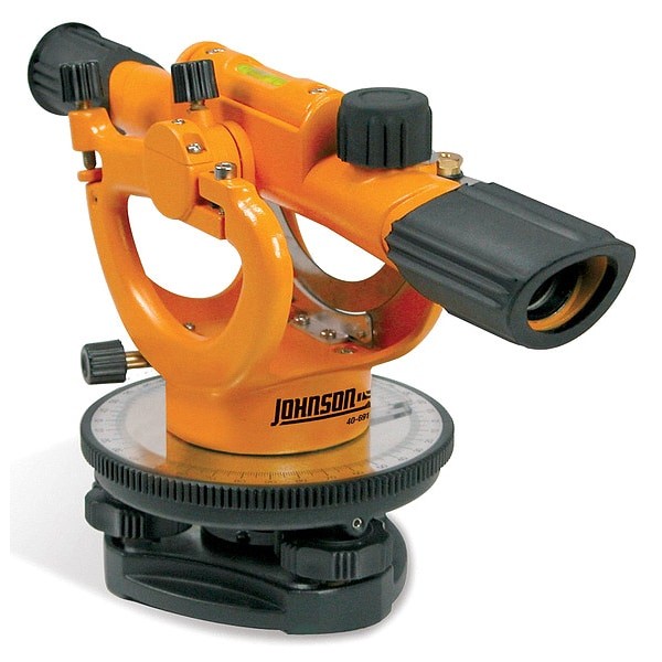 Johnson Level & Tool 40-6910 22X Builders Transit Level, Range 200 Ft