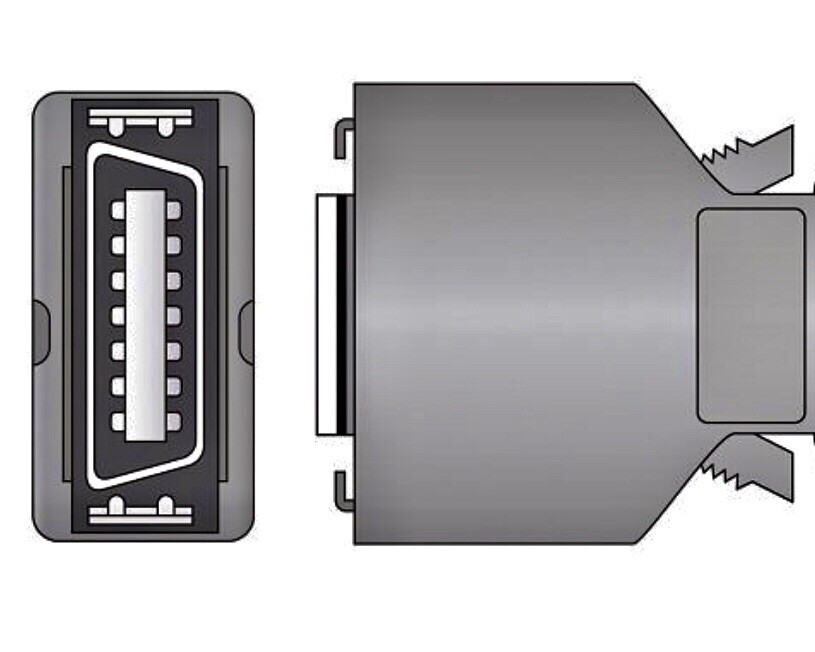 MASIMO 1814 LNC-10 Compatible Adapter Cable SpO2 - Same Day Shipping