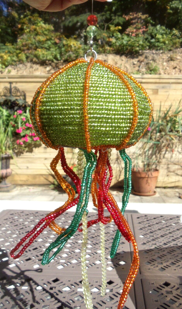 Beaded sea:  Jellyfish