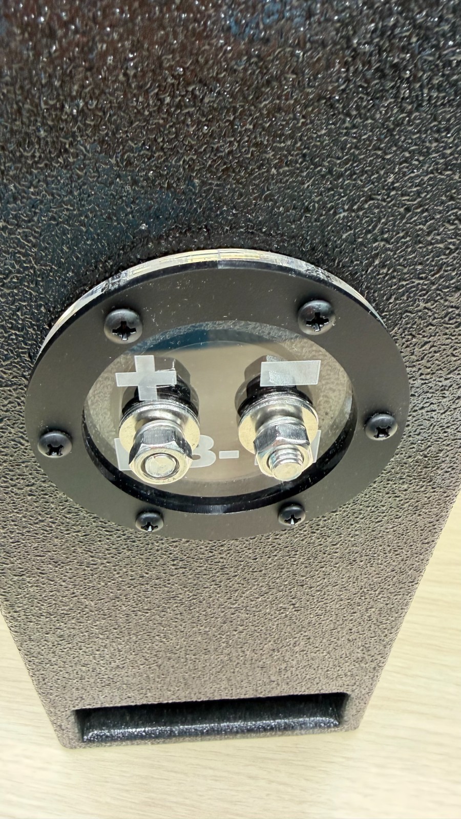 Round Subwoofer Speaker Box Terminal Cup Single Input KB-T1