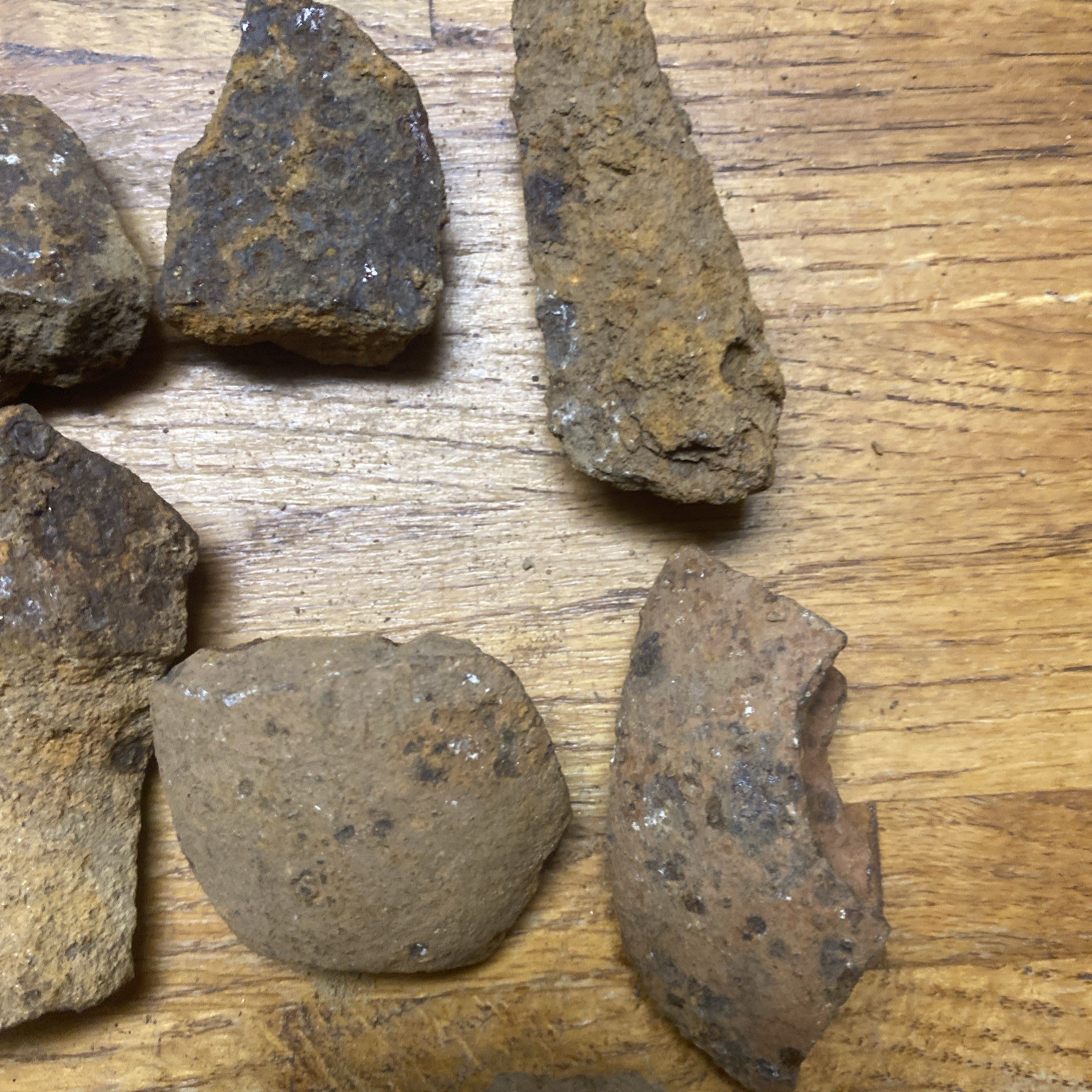 Civil War US Confederate Artillery Shell Shenkl Read Fuse Sections Cannonball 3”