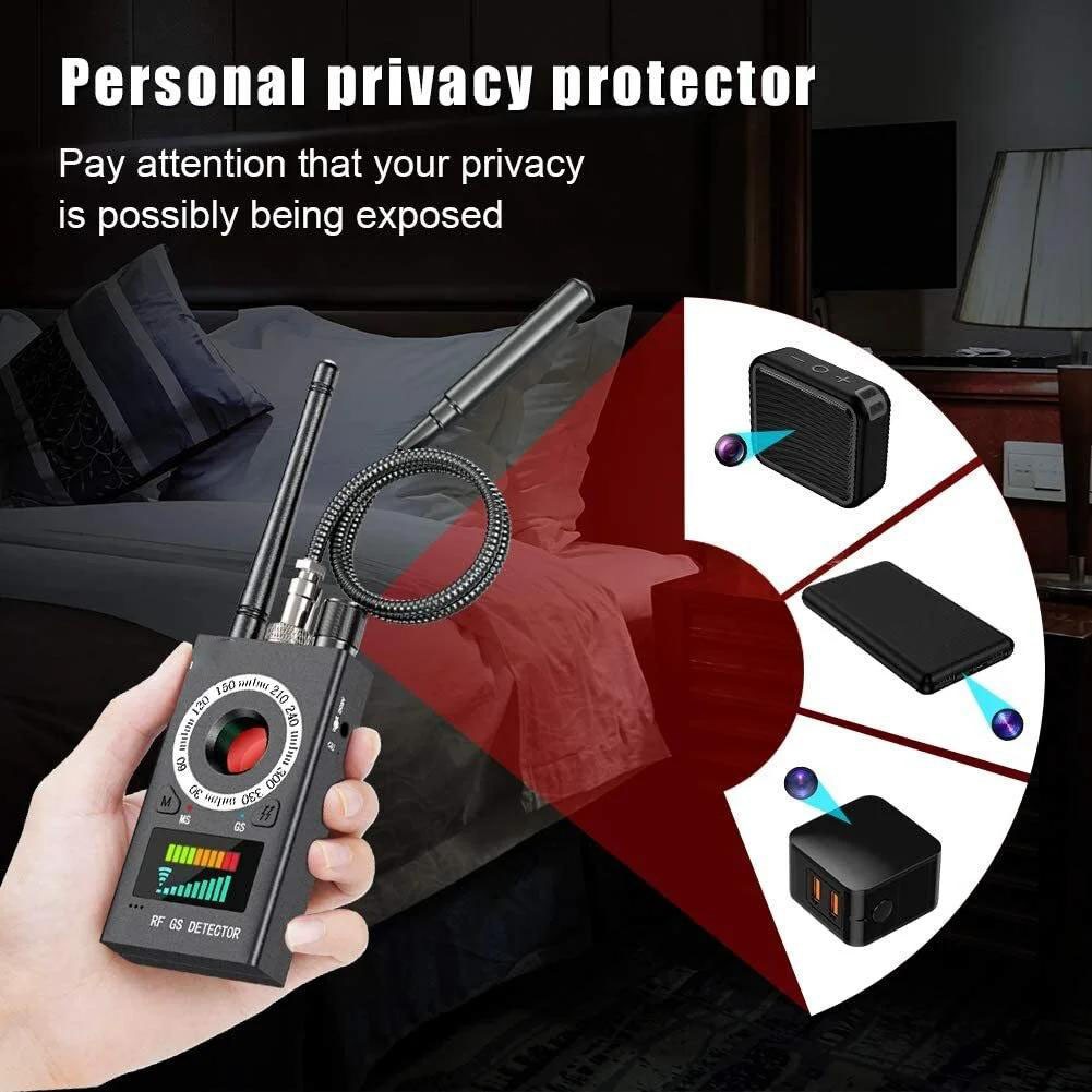 Anti-Spy Camera Wireless RF Detector GSM Bug GPS Tracker Finder Scanner Device