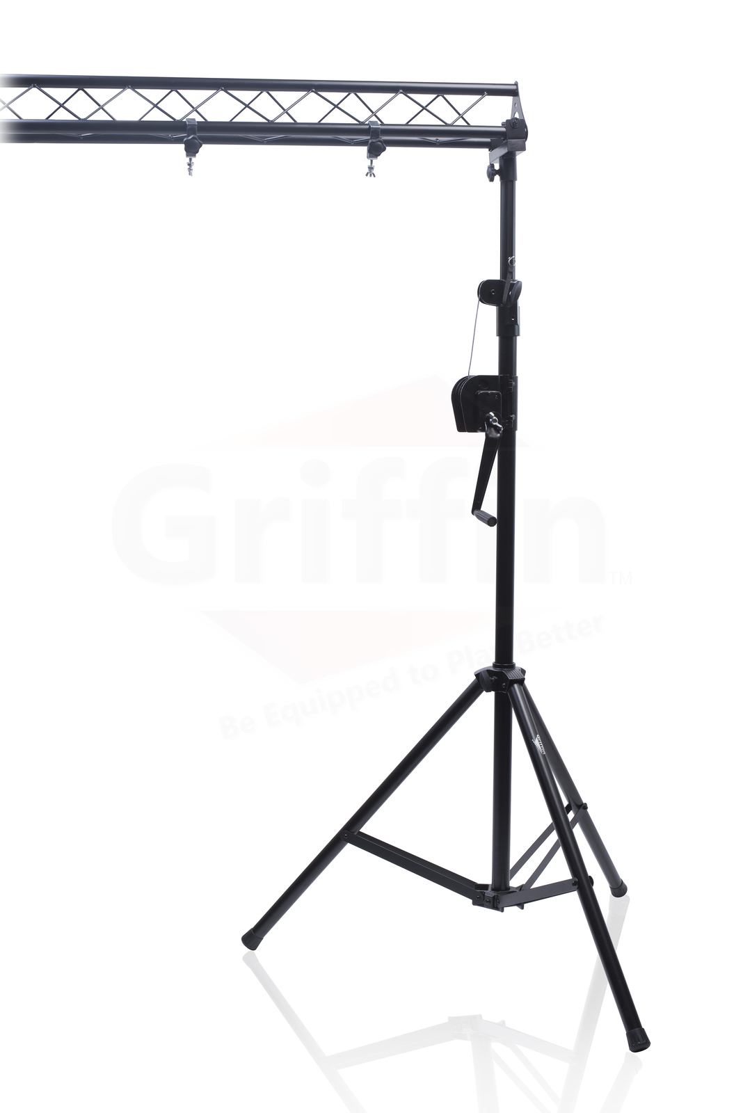 Crank Up Triangle Truss Light Stand - DJ Booth Lighting Trussing Stage Mount PA
