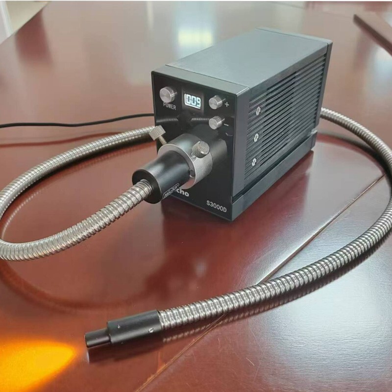 20W LED Light Source Wiht Fiber Optic Bundle Illuminator For Stereo-microscope