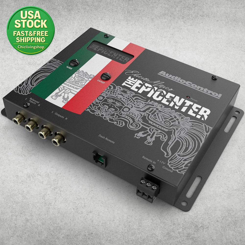 EPICENTER Bass Restoration Processor with Dash Remote Knob Black