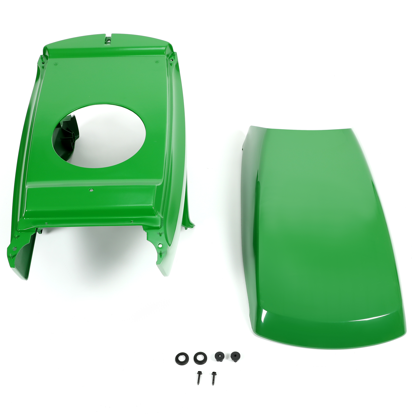 Green Upper And Lower Hood Fits John Deere For AM132530 AM131759 LT133 LT155