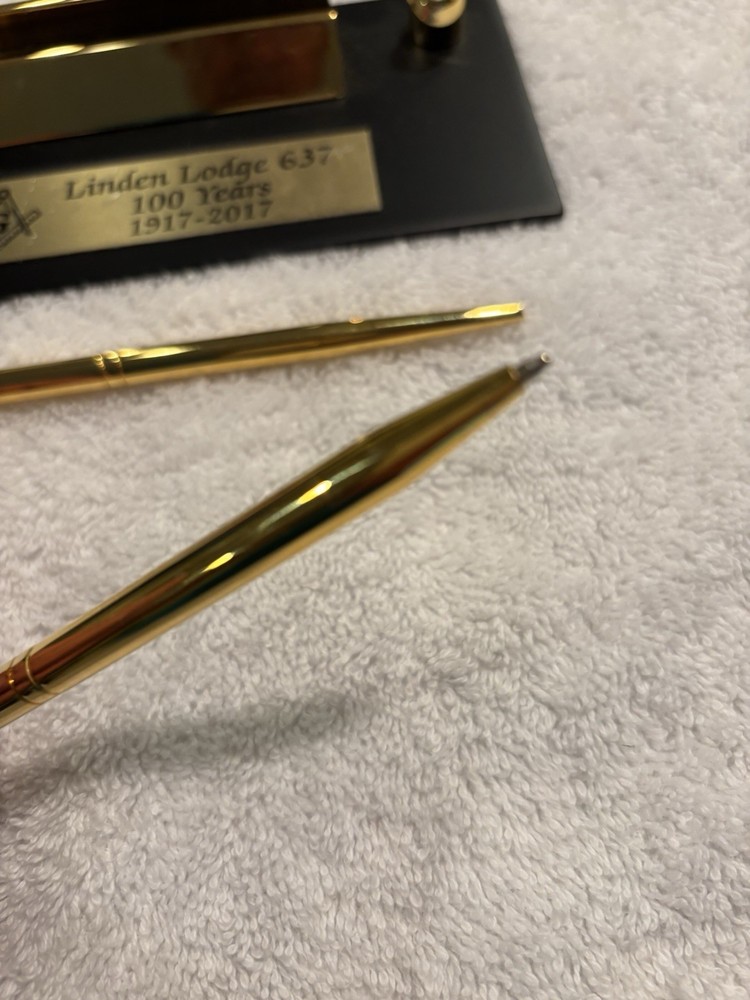 Masonic Desk Pen Set