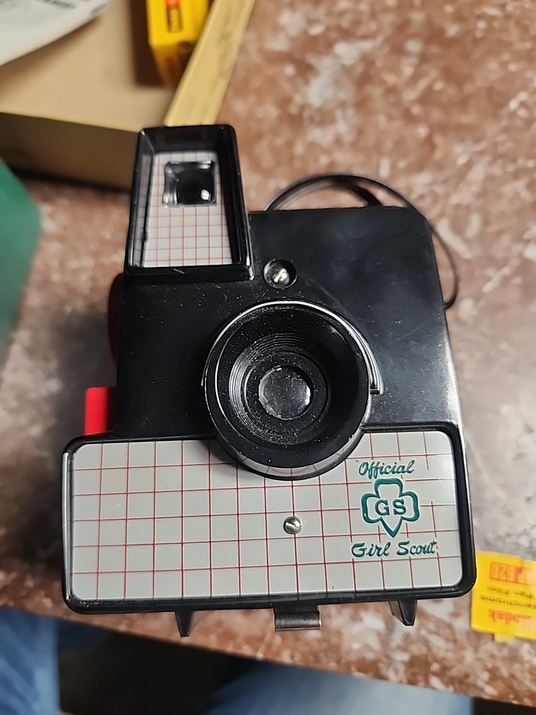 1950s Official Girl Scout Camera With M2 Plus Flash. Cat. No. 821 W/Box. RARE