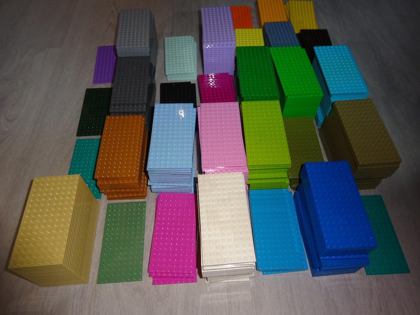 HUGE Lego Plates Lot of 20 Choose your Color 8x16 8 dot x 16 dot baseplates 16x8
