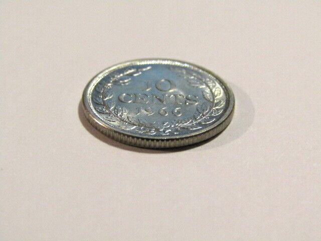 Liberia 1966 10 Cents Bu Coin
