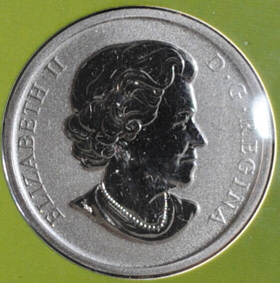 2011 Canada 25 Cents Specimen Tulip