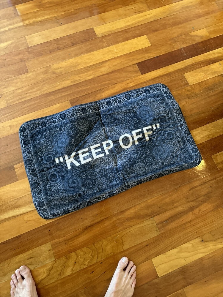 Keep Off Bathroom Rug
