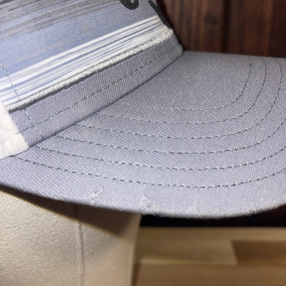 Gray And White Callaway Golf Hat Distressed