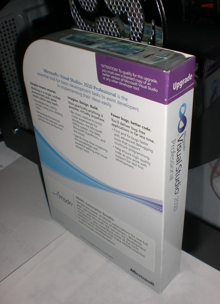 Microsoft Visual Studio 2010 Professional Edition Full Retail Version*(USED)