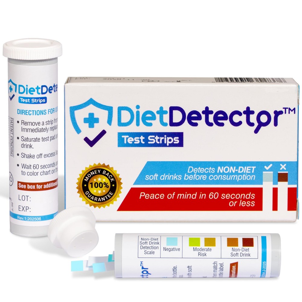 DietDetector Strips - Detects Non-Diet Soft Drinks Before Accidental...