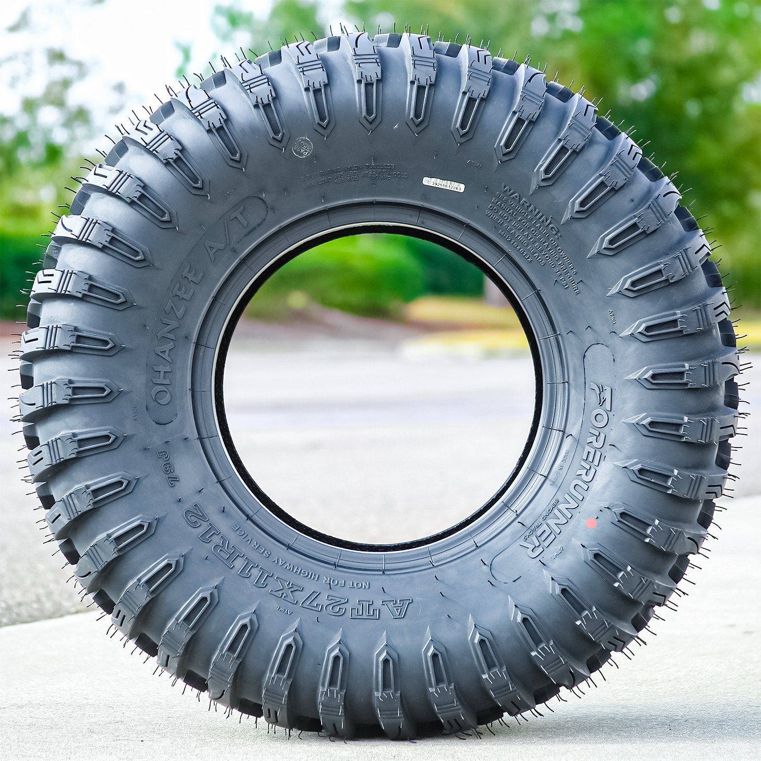 4 Forerunner Ohanzee A/T 27x11.00R12 27x11R12 79J 8 Ply AT ATV UTV Tires